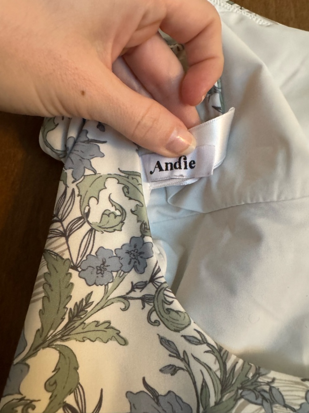 Andie Floral V-Neck One-Piece - Picture 3 of 3